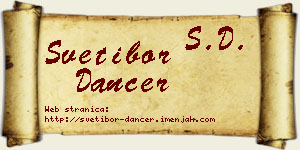 Svetibor Dancer vizit kartica